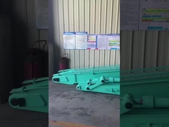 उत्खनन मशीन लंबी दूरी की बूम और SK210 के लिए बाल्टी के साथ 18 मीटर की बांह